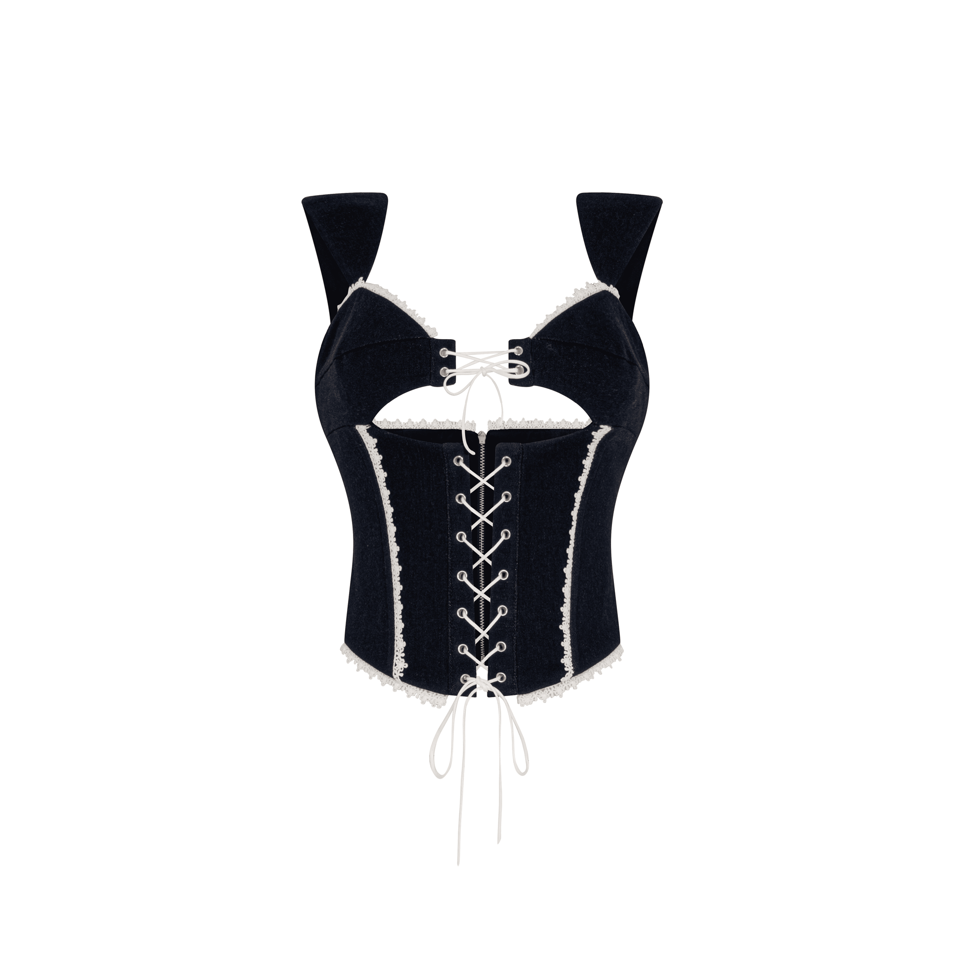 Set Áo Corset và Quần Jeans Ống Rộng Angelina Set AIAI OFFICIAL