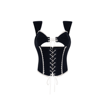 Set Áo Corset và Quần Jeans Ống Rộng Angelina Set AIAI OFFICIAL