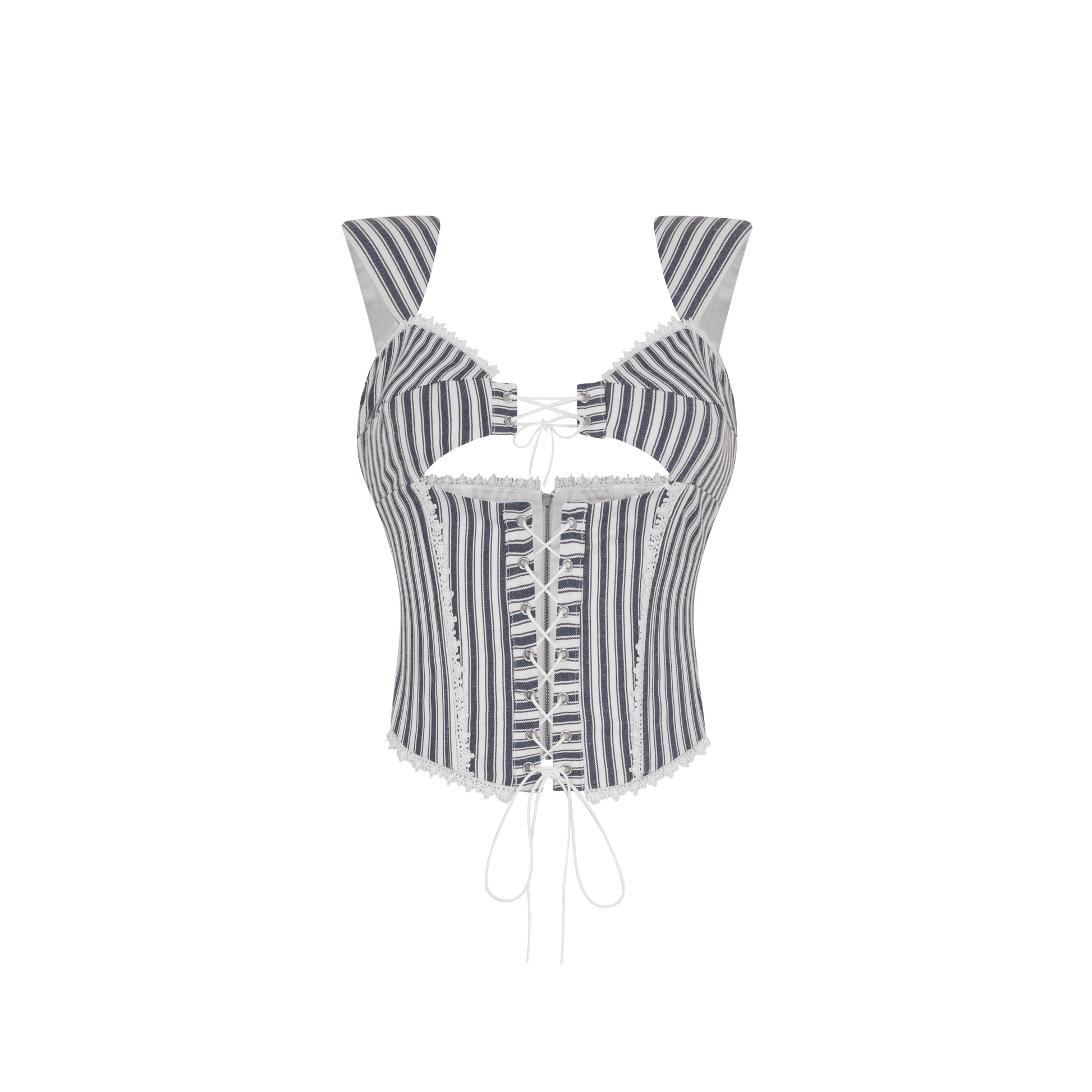 Set Áo Corset và Quần Jeans Ống Rộng Angelina Set AIAI OFFICIAL