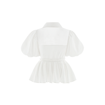 Áo Babydoll Tay Bồng Phối Tơ Trong – Aurora Top AIAI OFFICIAL Dáng Xòe