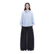 Áo Sơ Mi Sọc Form Rộng Kèm Cavat Thêu Logo BLESSING SHIRT AIAI OFFICIAL