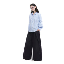 Áo Sơ Mi Sọc Form Rộng Kèm Cavat Thêu Logo BLESSING SHIRT AIAI OFFICIAL