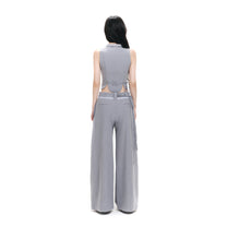 Quần Dài Ống Rộng Phối Ren Cạp Trễ HAZEL TROUSERS AIAI OFFICIAL