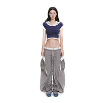 Áo Thun Tay Ngắn Nhún Ngực Cổ Sơ Mi ANNA TOP AIAI OFFICIAL