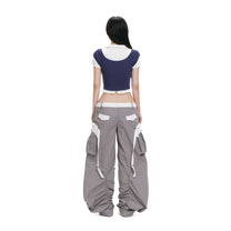 Áo Thun Tay Ngắn Nhún Ngực Cổ Sơ Mi ANNA TOP AIAI OFFICIAL