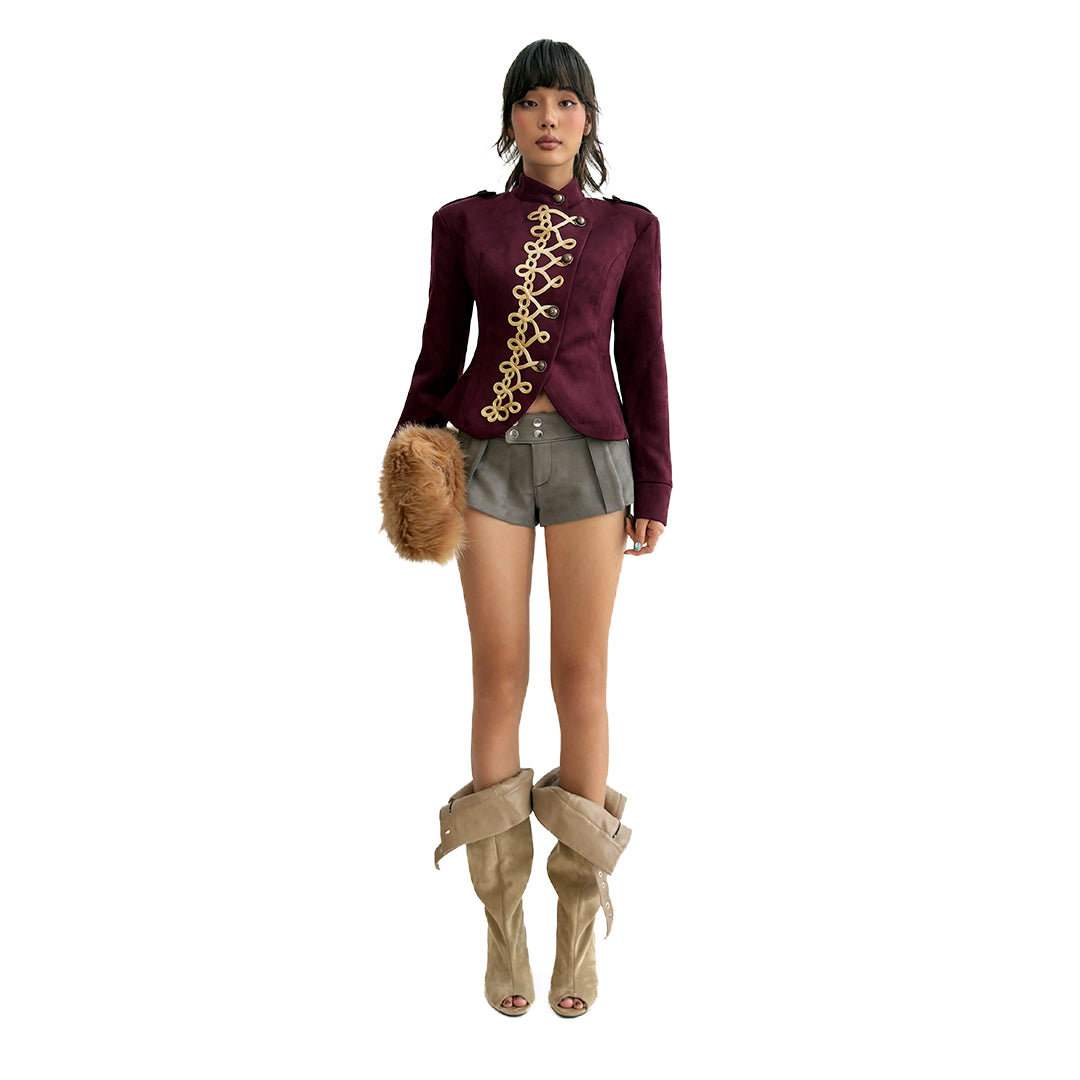 Front Row Napoleon Suede Jacket