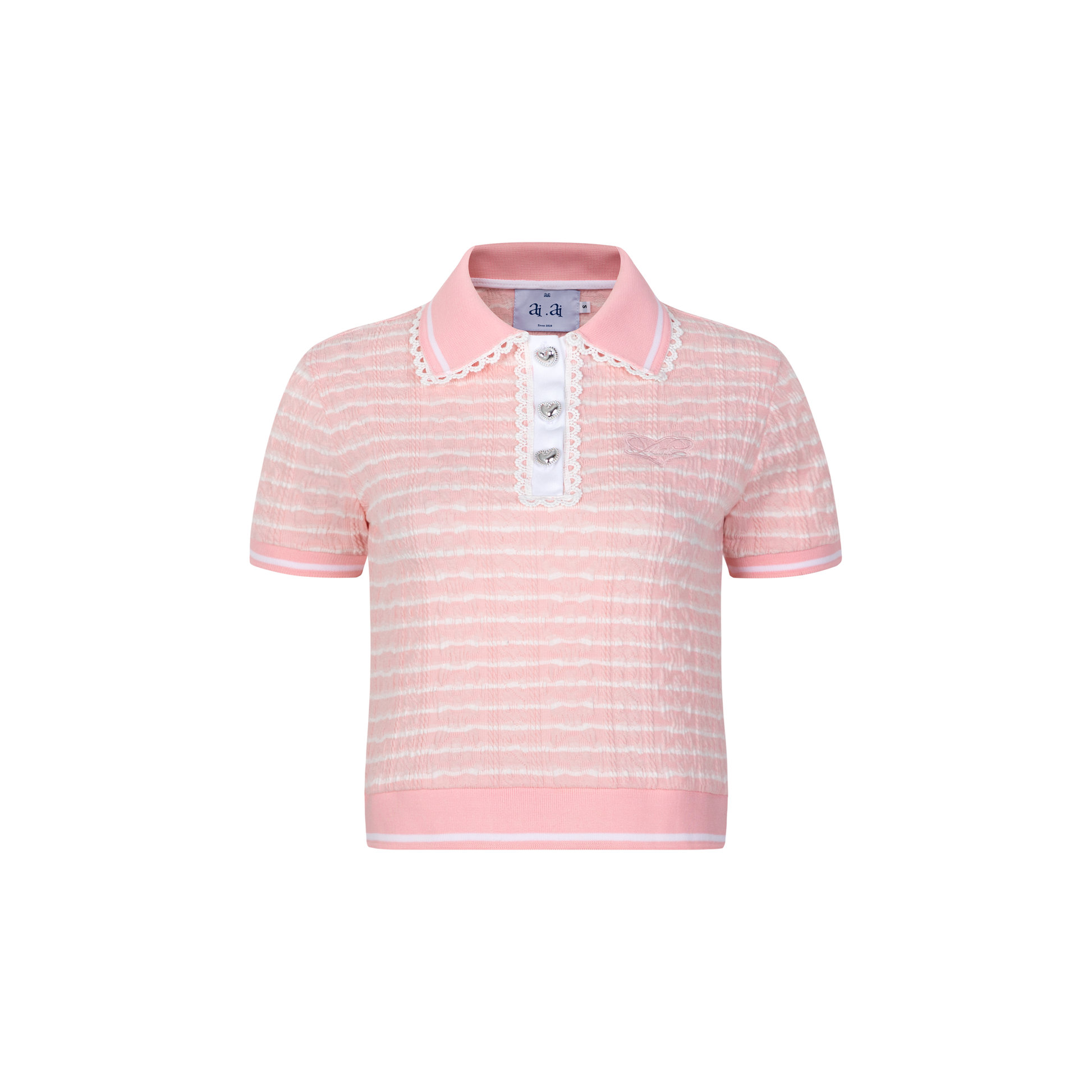 Áo Polo Cổ Bẻ Dáng Lửng Thêu Logo Bubblebun Polo AIAI OFFICIAL