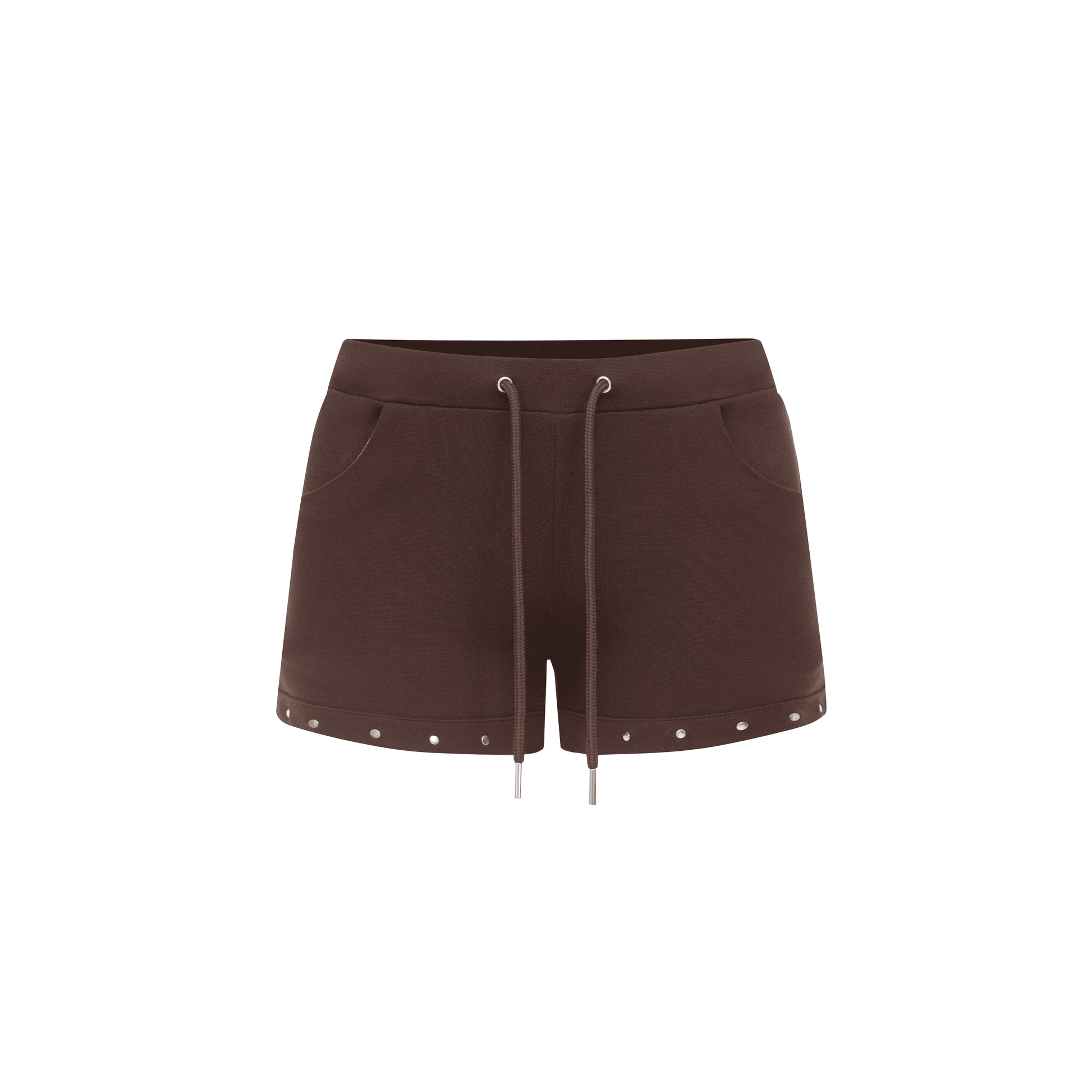 Quần Short Nữ Form Ôm Tôn Dáng Thêu 3D Viền Tán Bạc Catchy Mini Short AIAI OFFICIAL