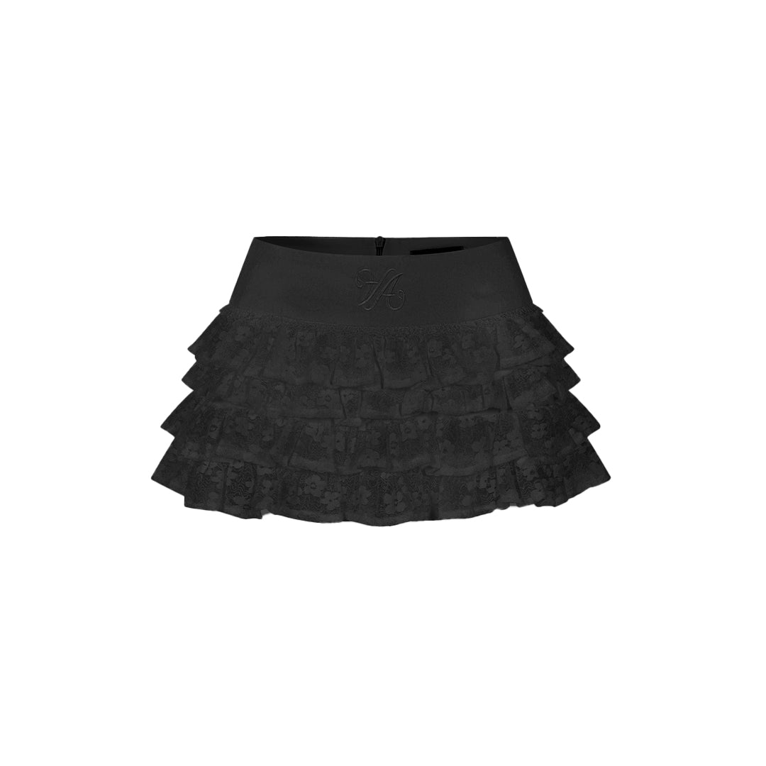 AIAI OFFICIAL &quot;Rêve&quot; Skirt - Chân váy tầng xoè &quot;Rêve&quot; cạp trễ có quần bảo hộ