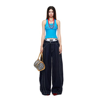 Quần Jean Ống Rộng Cạp Trễ Form Baggy Aiaiverse Jeans AIAI OFFICIAL