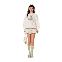 &quot;Miao&quot; Sweater AIAI OFFICIAL - Áo nỉ sweater hình mèo form rộng thêu logo thương hiệu