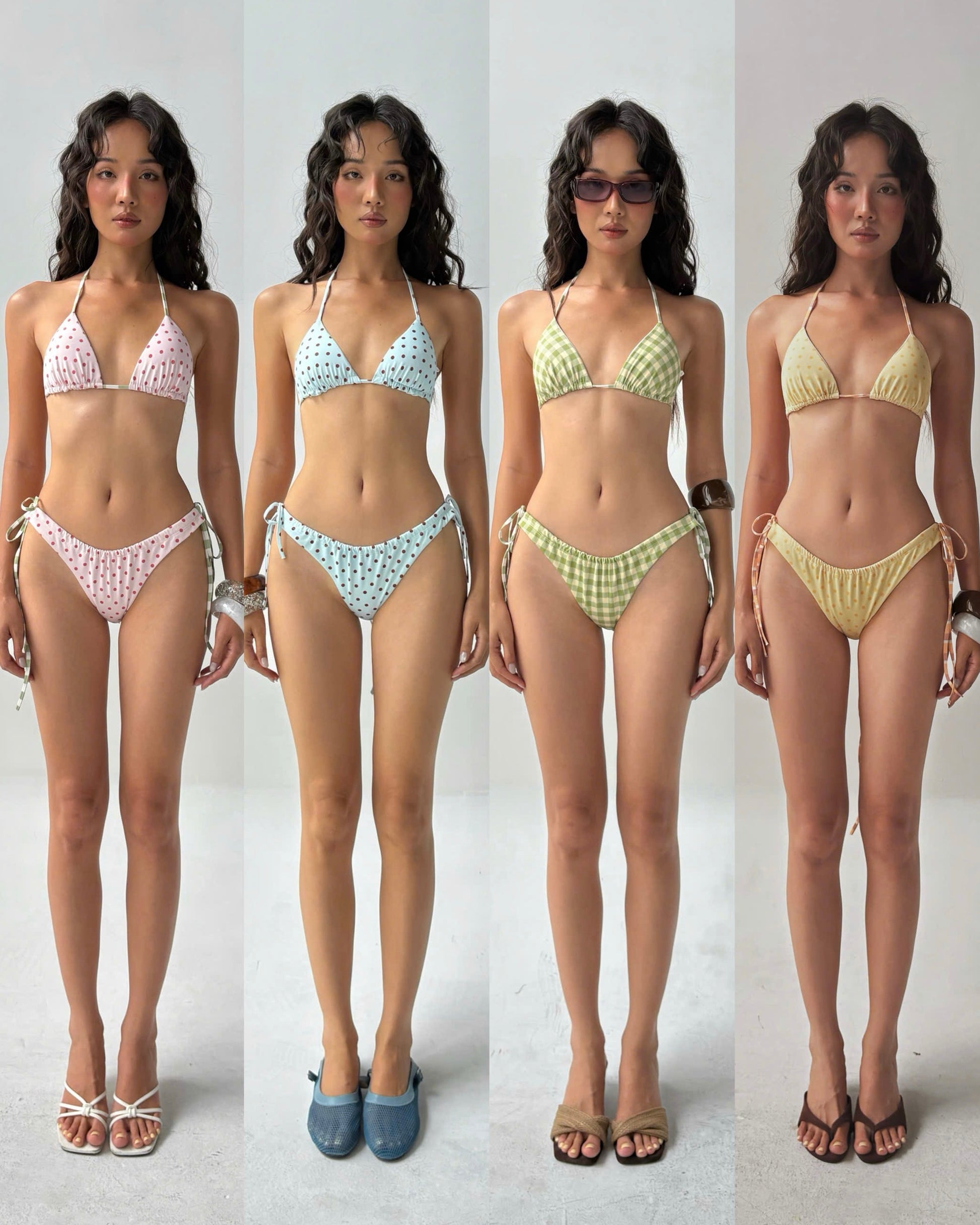 POKIE - MOLLY GINGHAM BIKINI AIAI Official