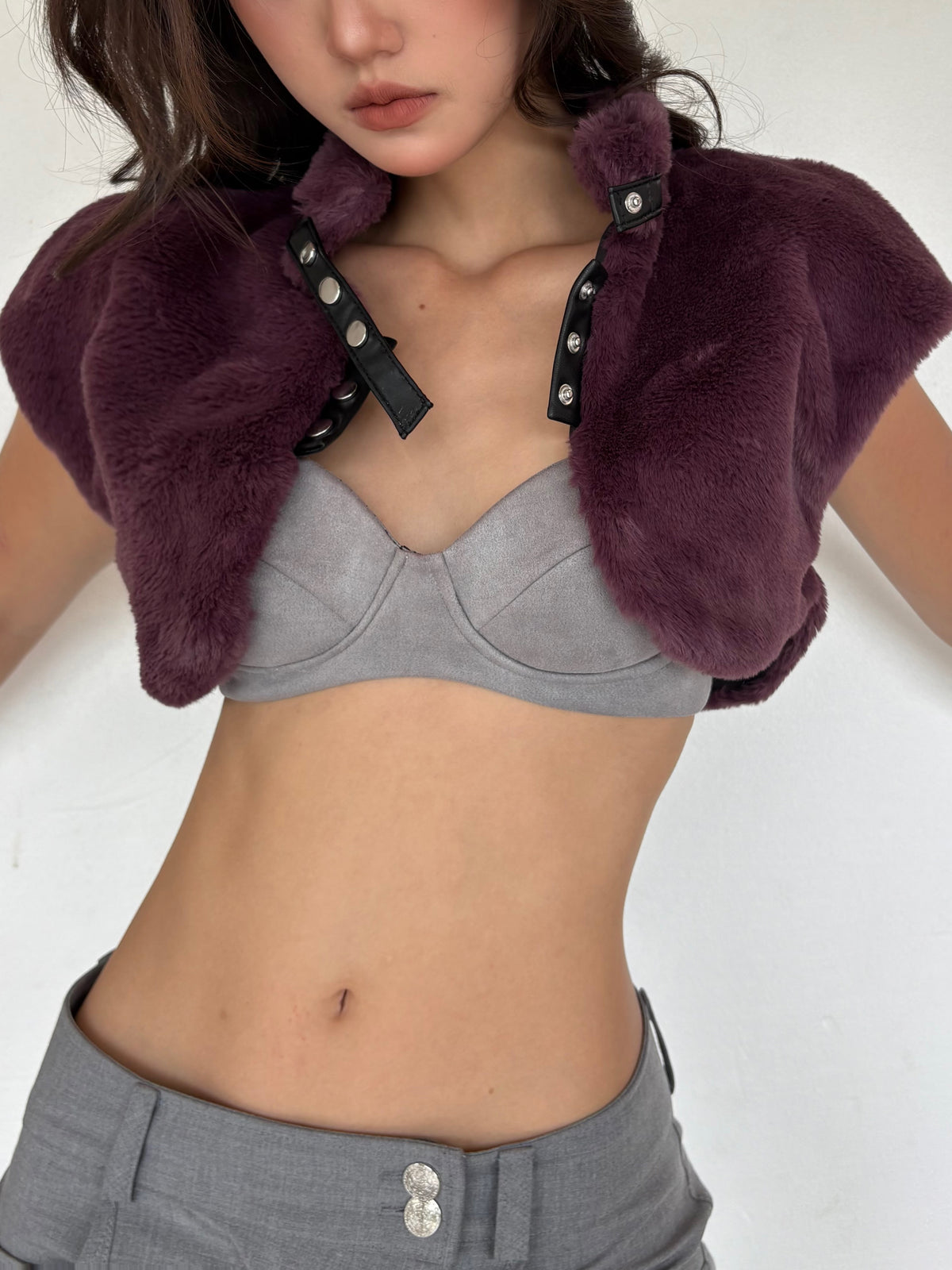 Áo bra da lộn không gọng Suede Bra Aiai Official