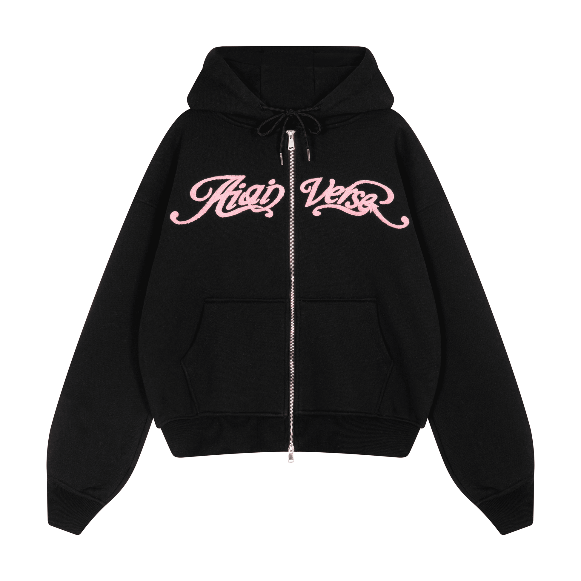 MIAOU HOODIE Áo khoác hoodie zip boxy nỉ  Miaou Boxy Hoodie AIAI OFFICIAL thêu logo