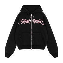 MIAOU HOODIE Áo khoác hoodie zip boxy nỉ  Miaou Boxy Hoodie AIAI OFFICIAL thêu logo