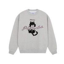 &quot;Miao&quot; Sweater AIAI OFFICIAL - Áo nỉ sweater hình mèo form rộng thêu logo thương hiệu