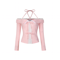 Áo Tay Dài Trễ Vai Phối Ren Mira Top AIAI OFFICIAL