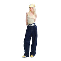 Quần Jean Ống Rộng Cạp Trễ Form Baggy Aiaiverse Jeans AIAI OFFICIAL