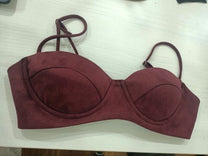 Áo bra da lộn không gọng Suede Bra Aiai Official