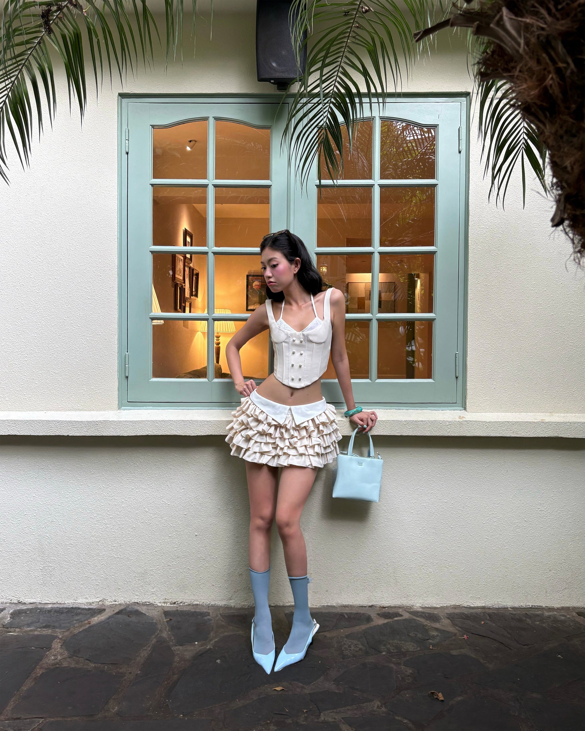 Áo corset phối ren Regina Corset | AIAI Official