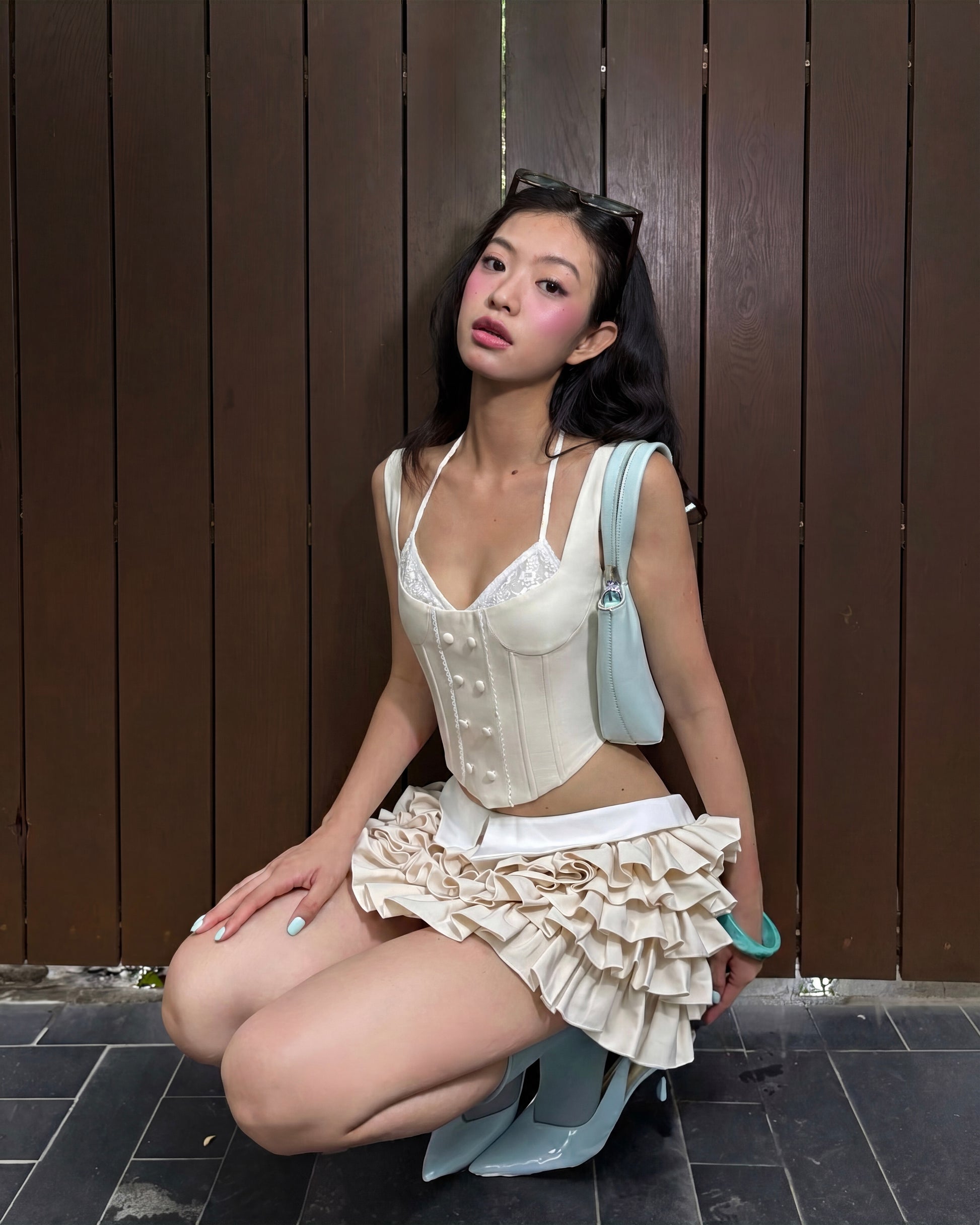 Áo corset phối ren Regina Corset | AIAI Official